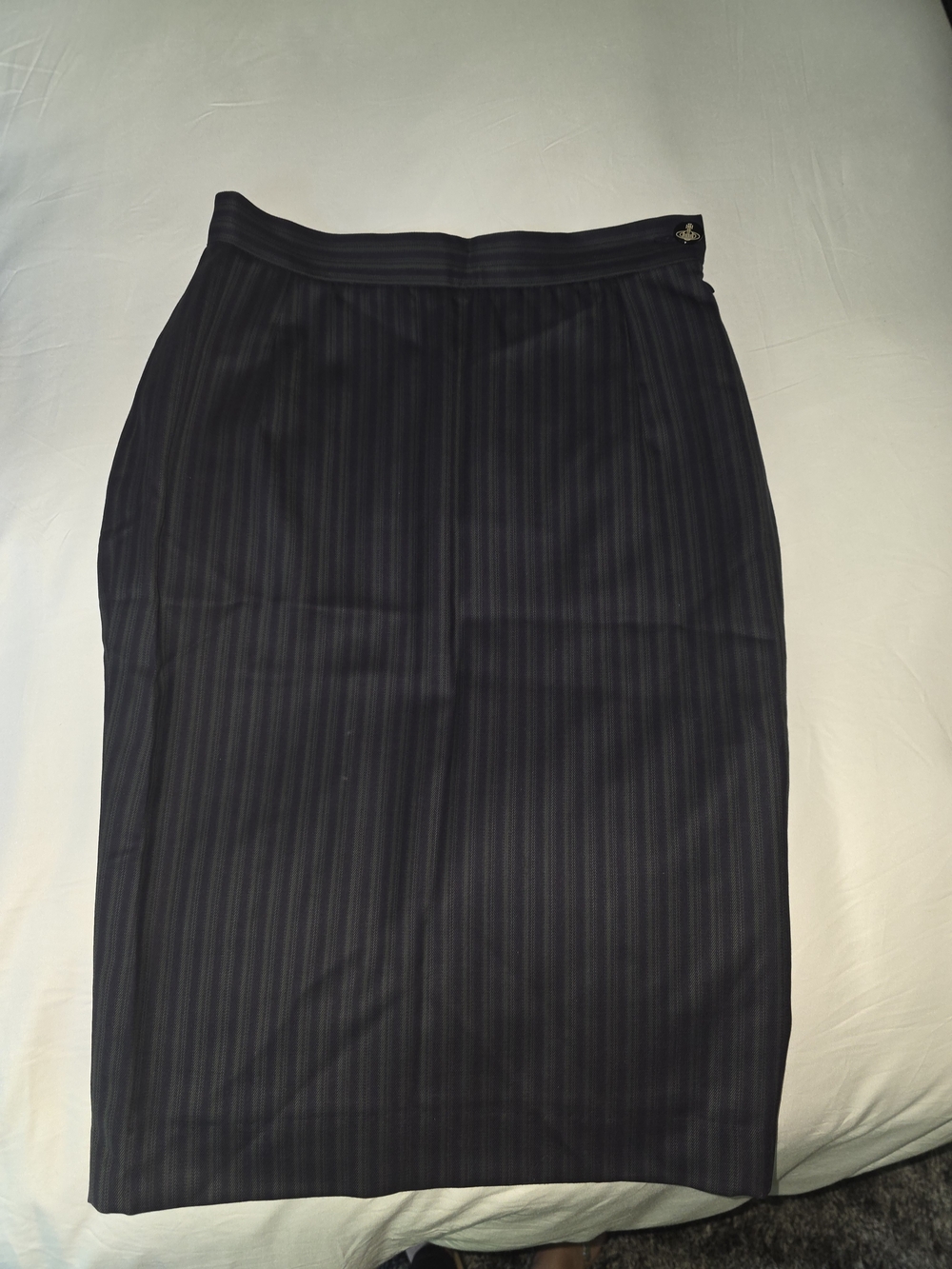 Vivienne Westwood Pinstripe Suit Blazer And Skirt Vintage Collectors Item - Picture 14 of 16